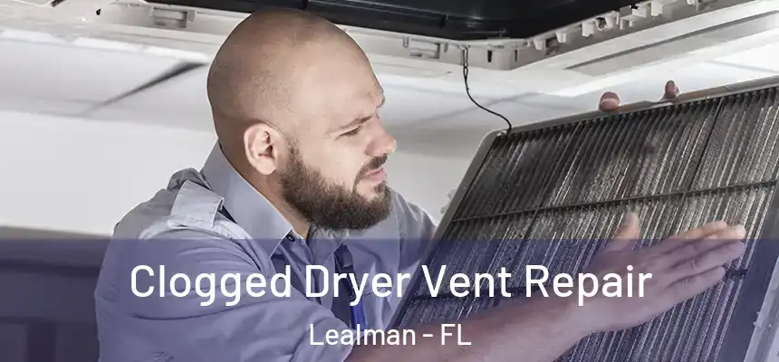  Clogged Dryer Vent Repair Lealman - FL