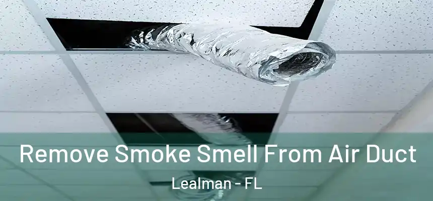 Remove Smoke Smell From Air Duct Lealman - FL